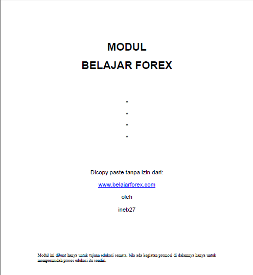 ebook panduan forex gratis